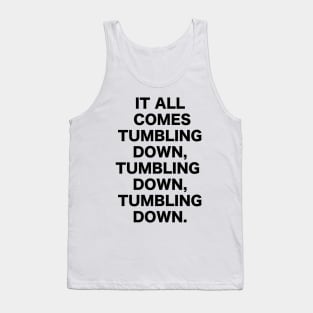 NEON GENESIS EVANGELION! Komm, süsser Tod Tumbling down lyrics shirt  (black) Tank Top